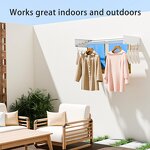 Metal Drying Rack Factory - OEM Flexible Detachable Wall-Mounted