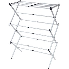Metal Hanging Rack Factory - OEM 3 Layers Moving Folding Stand
