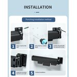 Clothes Drying Rack Factory - OEM Wall Mounted Trifold Folding