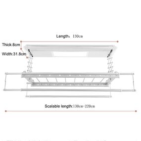 Electric Cloth Drying Hanger Factory - OEM LED Automatic Smart Control
