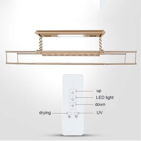 Electric Clothes Drying Rack Factory - OEM Ceiling Mounted UV Light