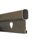 Ceiling Clothing Rack Factory - OEM Long Wall Standing Aluminum