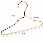 Children's Hanger Set Factory - OEM Cute Gold Metal Pack