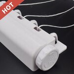 Retractable Clothesline Factory - OEM 5-Line Wall-Mounted Folding