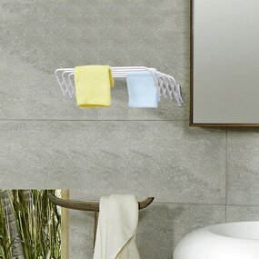 Stainless Steel Drying Rack Factory - OEM Wall-Mounted Foldable