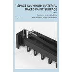 Clothes Drying Rack Factory - OEM Wall Mounted Trifold Folding