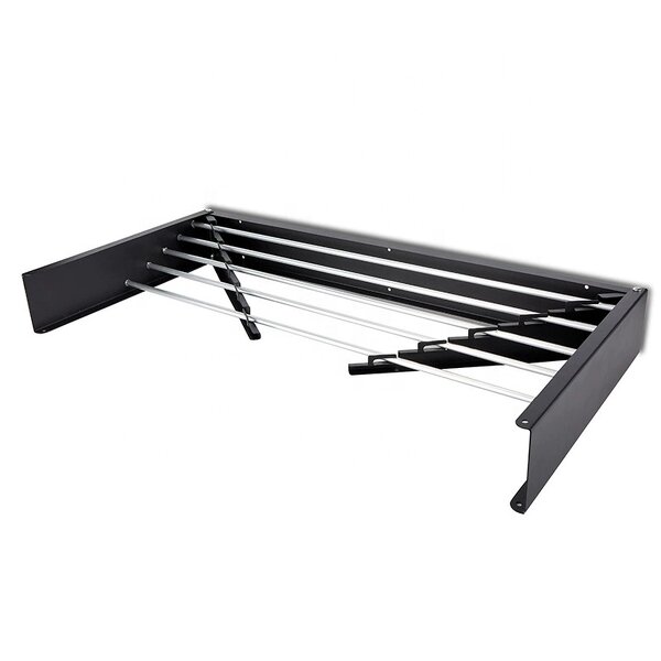 Aluminum Wall Clothes Rack Factory - OEM Foldable Space Saving