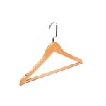 Wooden Coat Hanger Factory - OEM Premium Single Square Glossy