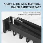 Aluminum Drying Rack Factory - OEM 3-Tier Retractable Wall-Mounted