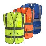 Safety Vest Factory - OEM Class 2 Navy Blue Polyester Vest