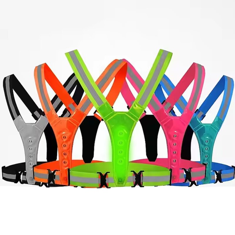 LED Running Vest Factory - OEM Rechargeable Light up Belt