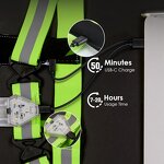 Reflective Belt Factory - OEM Adjustable USB Rechargeable Cycling