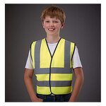 Children's Vest Factory - OEM Hi Vis Polyester Hook and Loop