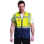 Safety Vest Factory - OEM Custom Navy Security Multi Pocket