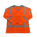 Hi Visibility Shirt Factory - OEM Low MOQ V Neck Reflective