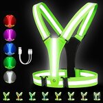 Reflective Belt Factory - OEM Adjustable USB Rechargeable Cycling