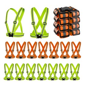 Safety Vest Factory - OEM Green Night Outdoor Running Strap