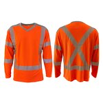 Hi Visibility Shirt Factory - OEM Low MOQ V Neck Reflective