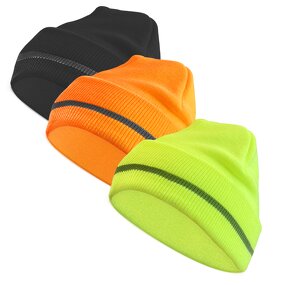 Knitted Beanie Factory - OEM Winter Hi Vis Reflective Hat