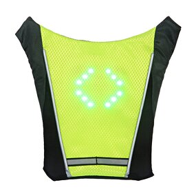 LED Safety Vest Factory - OEM Wireless Reflective Cycling Backpack