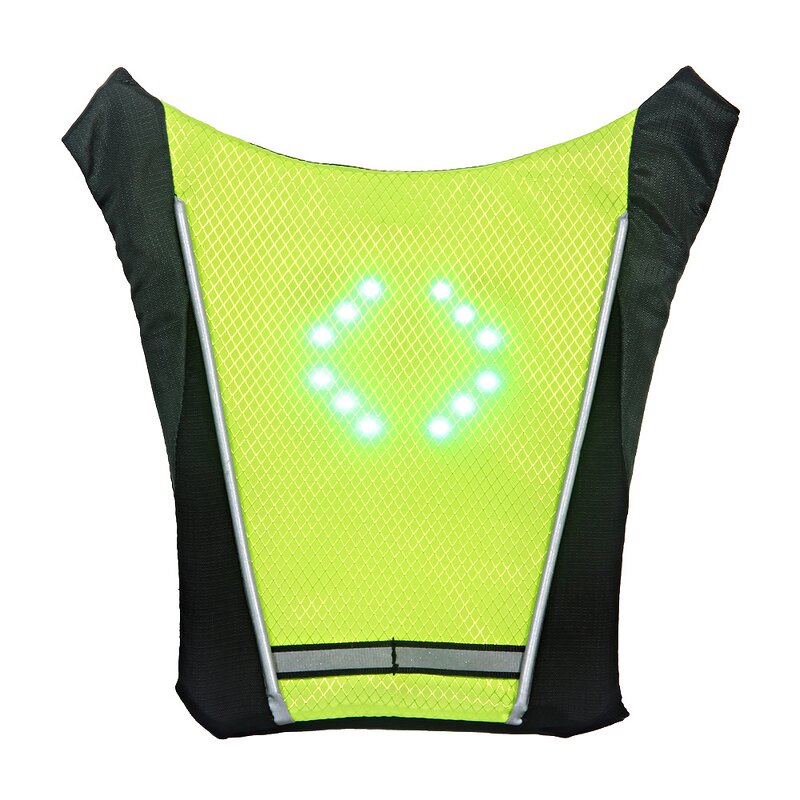 LED Safety Vest Factory - OEM Wireless Reflective Cycling Backpack