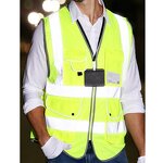 Safety Vest Factory - OEM Class 2 Navy Blue Polyester Vest
