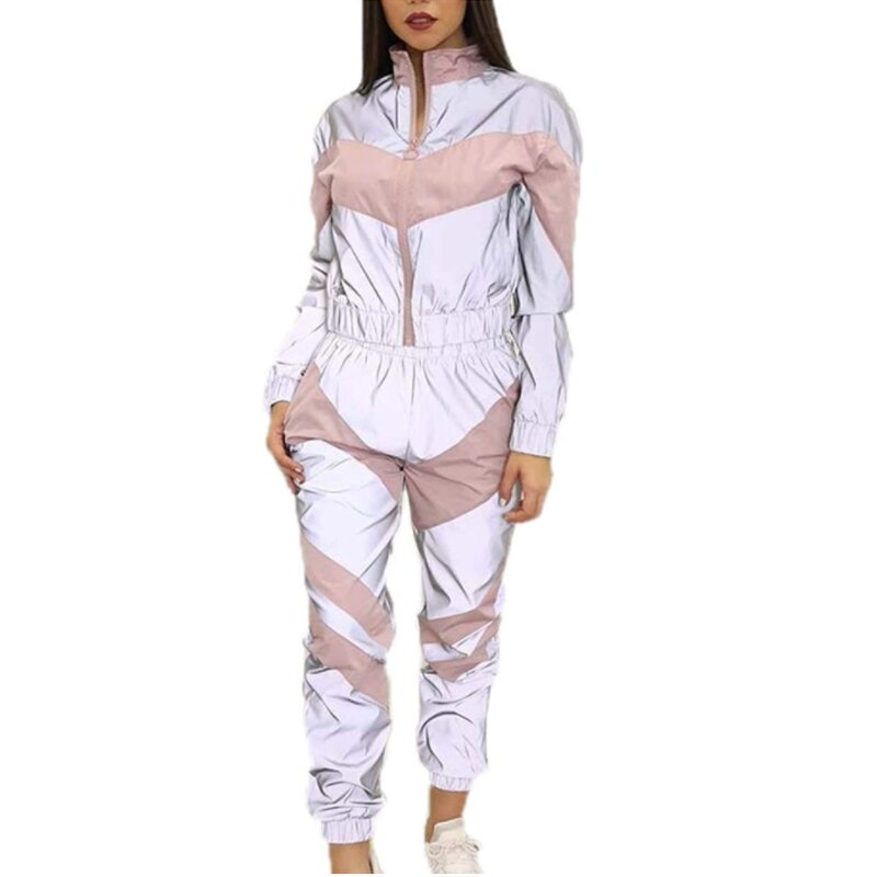 Tracksuit Factory - OEM Custom Women Reflective 2piece Set