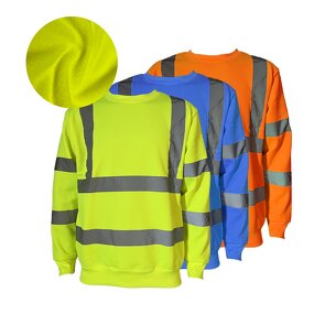 Safety Sweatshirt Factory - OEM ANSI Class 3 Fleece Shirt