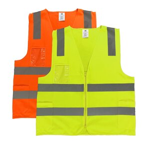 Reflective Vest Factory - OEM Mens Construction Orange Polyester