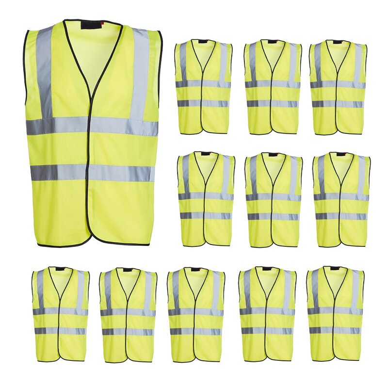 Safety Vest Factory - OEM Fluorescent Yellow Construction Jacket