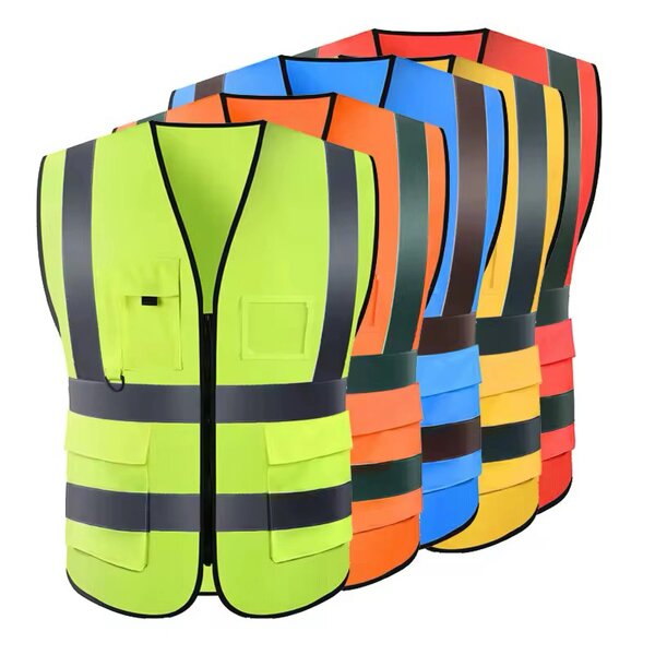 Hi Vis Vest Factory - OEM Custom Warehouse Orange Polyester Vest