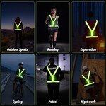 Reflective Belt Factory - OEM Adjustable USB Rechargeable Cycling