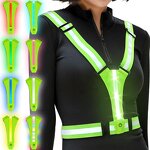 Reflective Belt Factory - OEM Adjustable USB Rechargeable Cycling