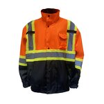Safety Bomber Jacket Factory - OEM Hi-Viz Quilted Winter Jacket