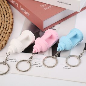 Keychain Factory - UV Printing Fitness Water Bottle Rubber Keychain