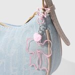 Keychain Supplier - Acrylic Ocean Series Bow Marine Life Keychain