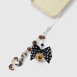 Keychain Manufacturer - Fashion Leopard Print Polka Dot Bow Tie Bead