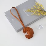 Keychain Supplier - Multi-layer Patch Croissant Keychain Bag Pendant