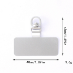 Phone Lanyard Supplier - Metal Card Clip Rotatable Anti-Loss