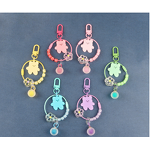 Keychain Manufacturer - Acrylic Bear Keychain Smile Letter Garland