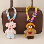 Keychain Supplier - Plush Teddy Bear Puppy Toy Bag Pendant Doll