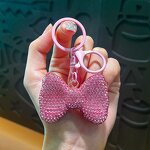 Keychain Factory - Diamond Bow Keychain Full Rhinestone Backpack