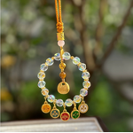 Car Pendant Factory - Five Way God of Wealth Abacus Lock Safety