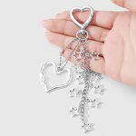 Keychain Factory - CCB Bow Resin Bead Hollow Heart Keychain