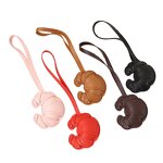 Keychain Supplier - Multi-layer Patch Croissant Keychain Bag Pendant