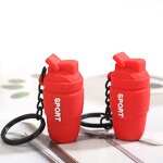 Keychain Factory - Fitness Club Dumbbell Water Bottle Keychain
