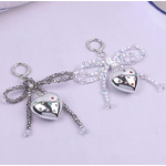 Keychain Factory - Heart Crystal Bead Bow Rhinestone Everything