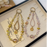 Keychain Supplier - Handmade Bead Lucky Cat Car Keychain