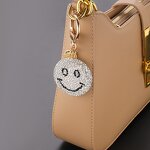 Keychain Supplier - Clay Diamond Smiling Face Keychain Personality