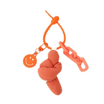 Keychain Manufacturer - Plush Candy Twist Button Keychain Men Women